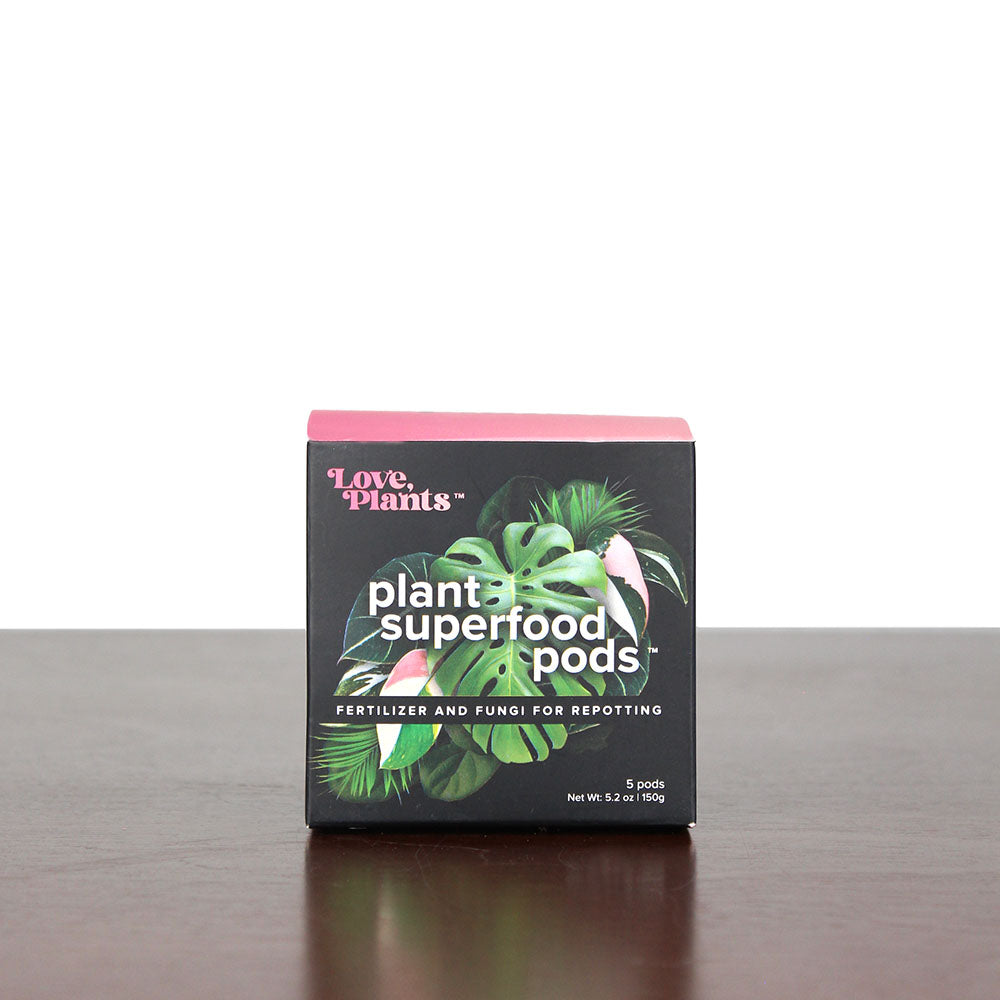 Repotting nutrient pods for medium to large houseplants, containing a blend of essential nutrients and beneficial fungi to support root establishment and healthy growth.