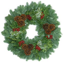Holiday Wreath: Forest Elegance