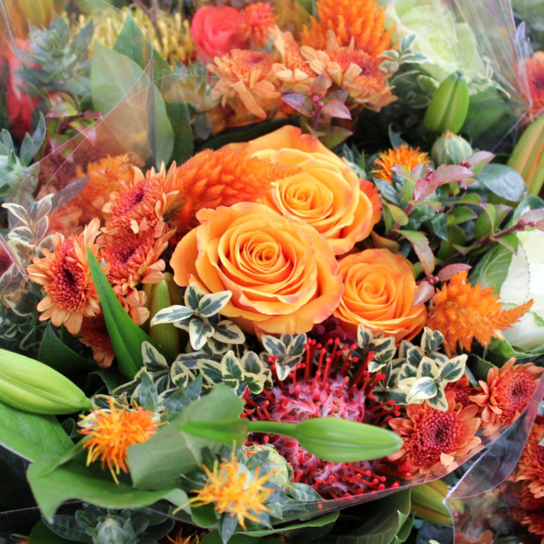 Pre Order: Valentine's Bouquets with roses and fresh, seasonal blooms.