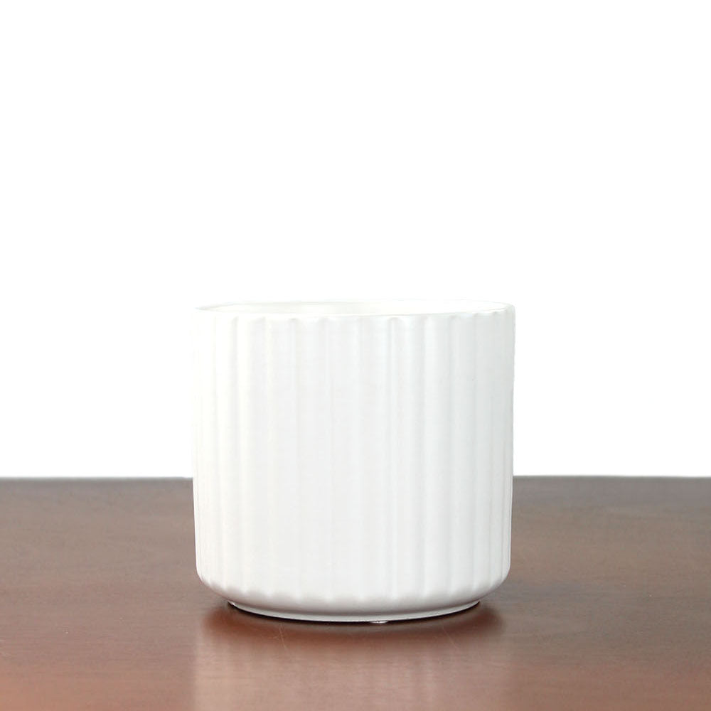 Ceramic Ribbed Pot